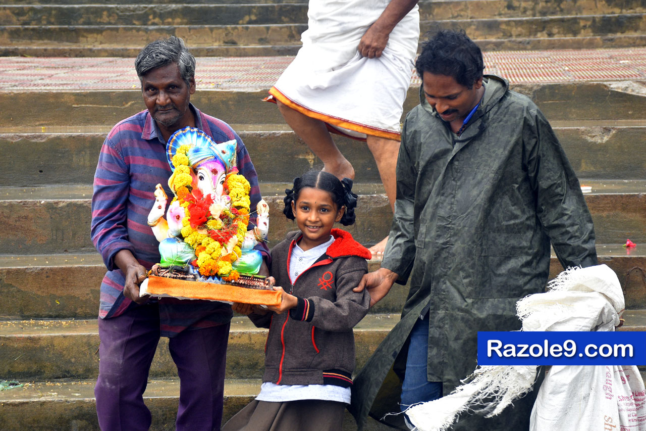Razole Taluka Ganesh Nimajjanam